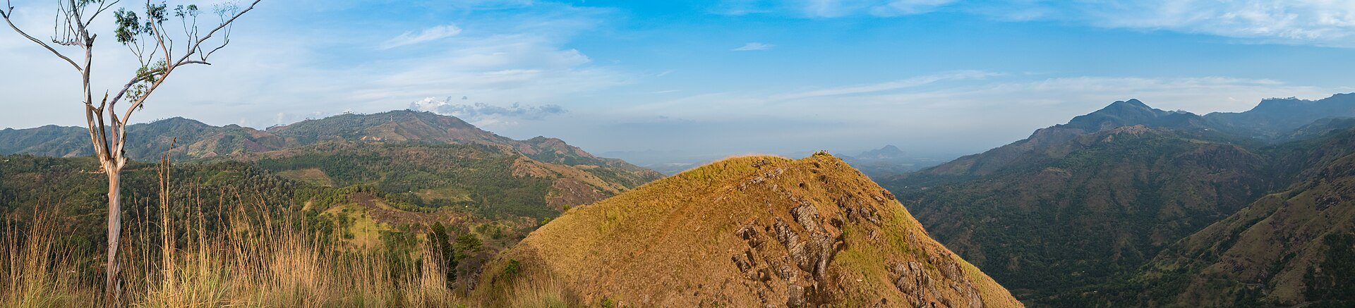 Panoramic view from Little Adam's Peak, Ella, Sri Lanka