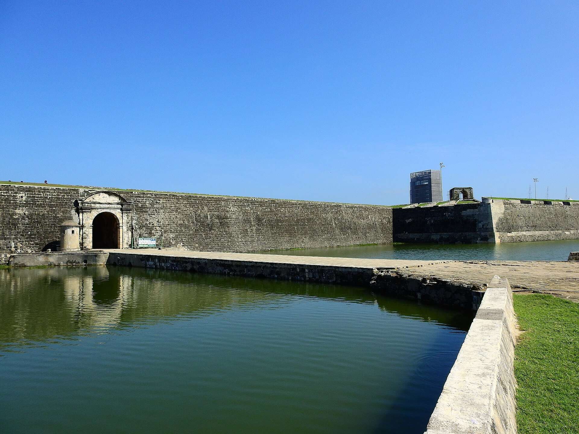 The ramparts of the Dutch-era Jaffna Fort